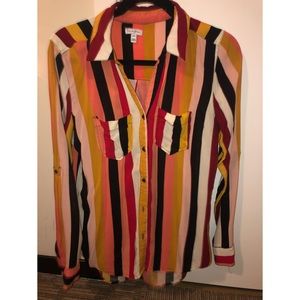Fun Striped Button Down